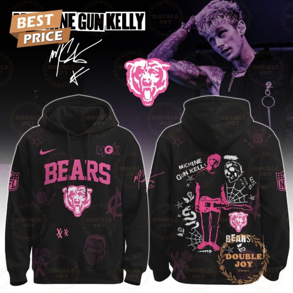 Chicago Bears x Machine Gun Kelly Tour The Lost Americana 2025 Hoodie