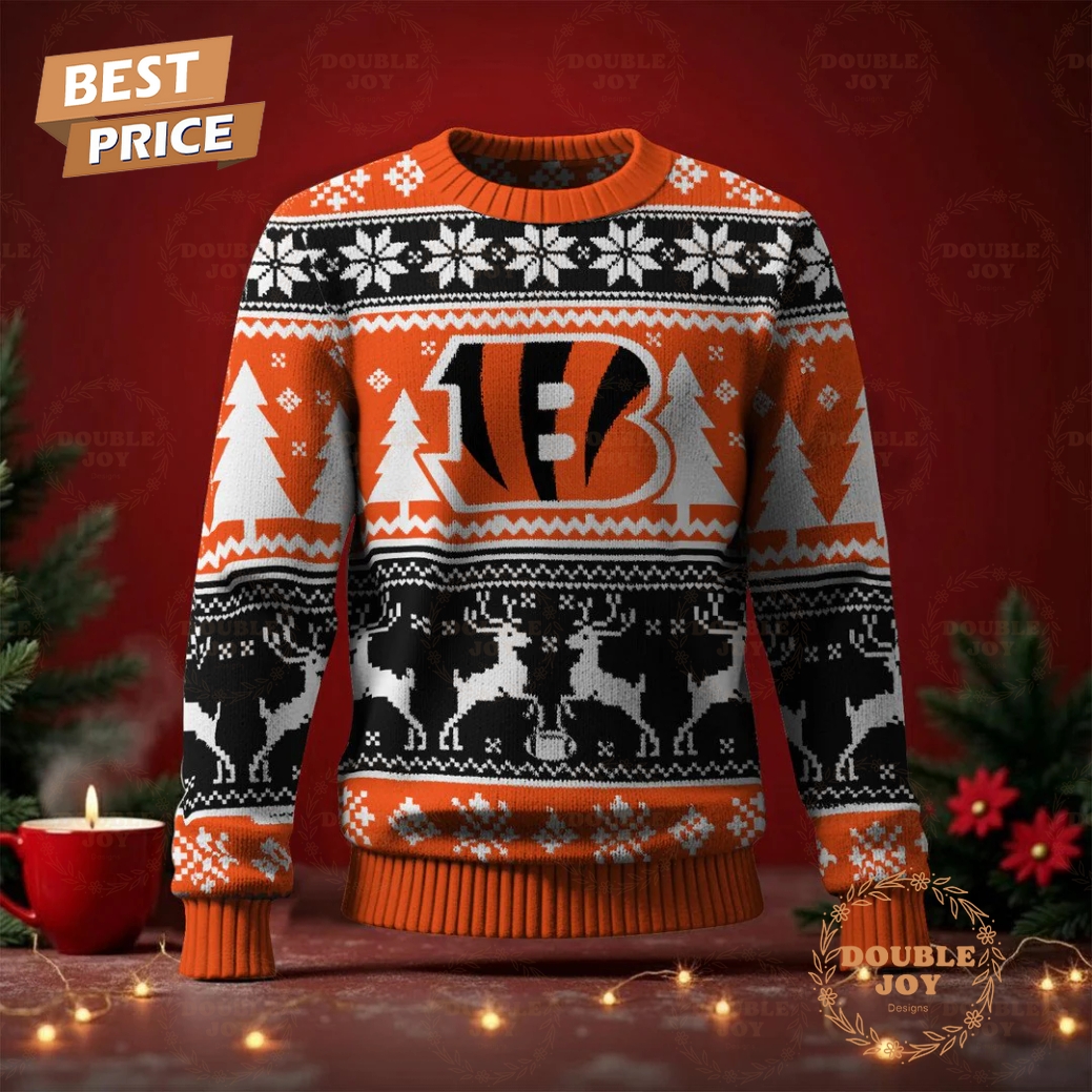 Cincinnati Bengals Merry Christmas 2025 Sweater Cincinnati Bengals Merry Christmas 2025 Sweater