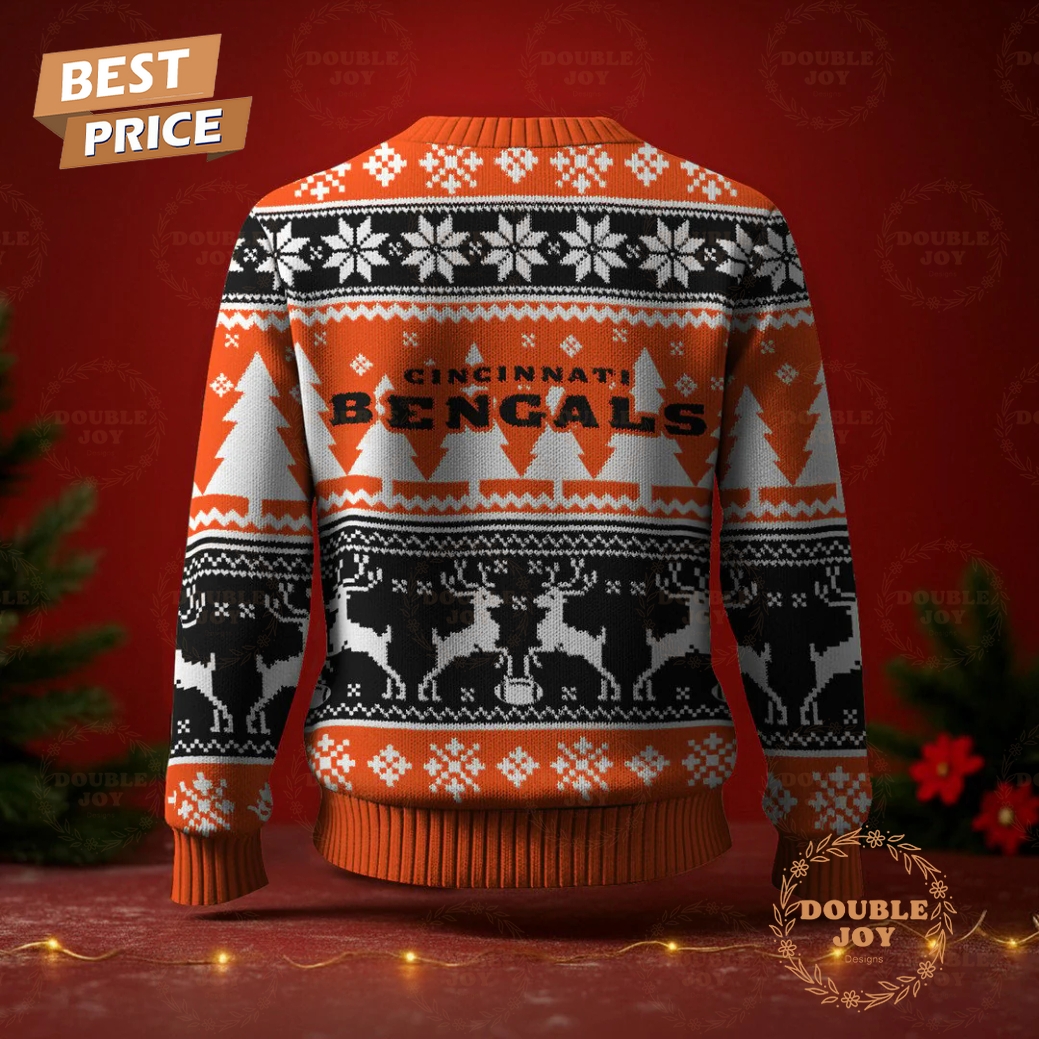 Cincinnati Bengals Merry Christmas 2025 Sweater Cincinnati Bengals Merry Christmas 2025 Sweater
