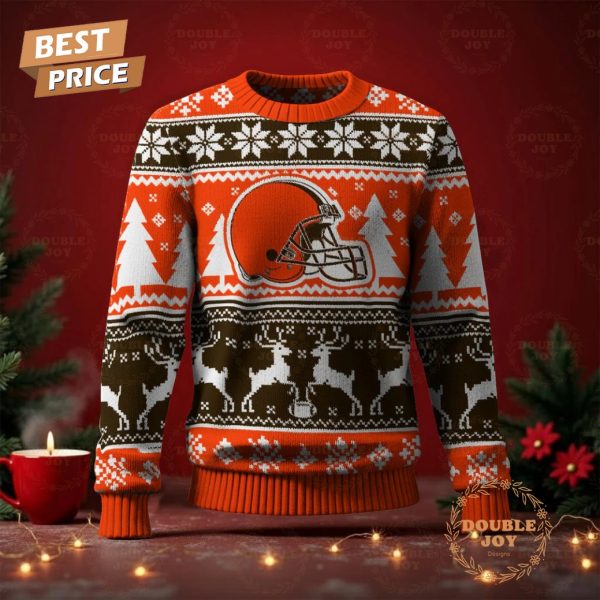 Cleveland Browns Merry Christmas 2025 Sweater