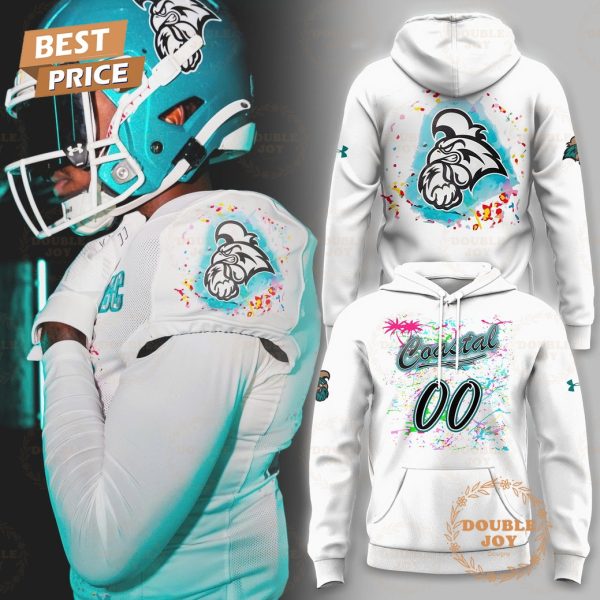 Coastal Carolina Chanticleers Airbrush Design 2025 Custom Number Hoodie
