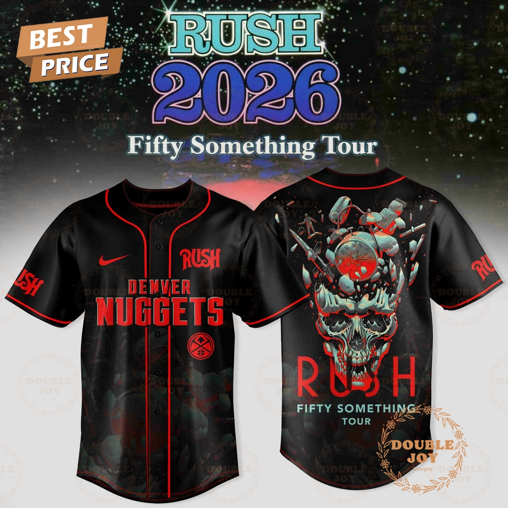 Denver Nuggets x RUSH Tour 2026 Baseball Jersey Denver Nuggets x RUSH Tour 2026 Baseball Jersey