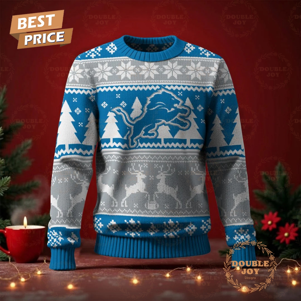 Detroit Lions Merry Christmas 2025 Sweater Detroit Lions Merry Christmas 2025 Sweater