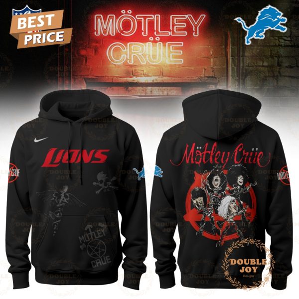 Detroit Lions x Mötley Crüe Tour 2026 Hoodie