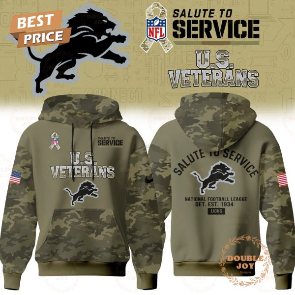 Detroit Lions x U.S. VETERANS 2025 Hoodie
