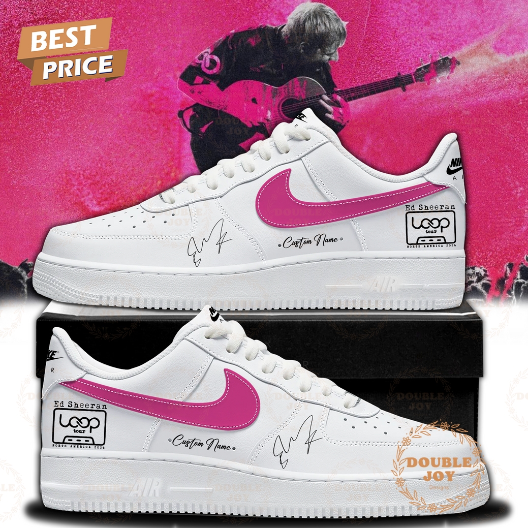 Ed Sheeran x Loop Tour 2025 Custom Name Air Force 1 Sneakers Ed Sheeran x Loop Tour 2025 Custom Name Air Force 1 Sneakers