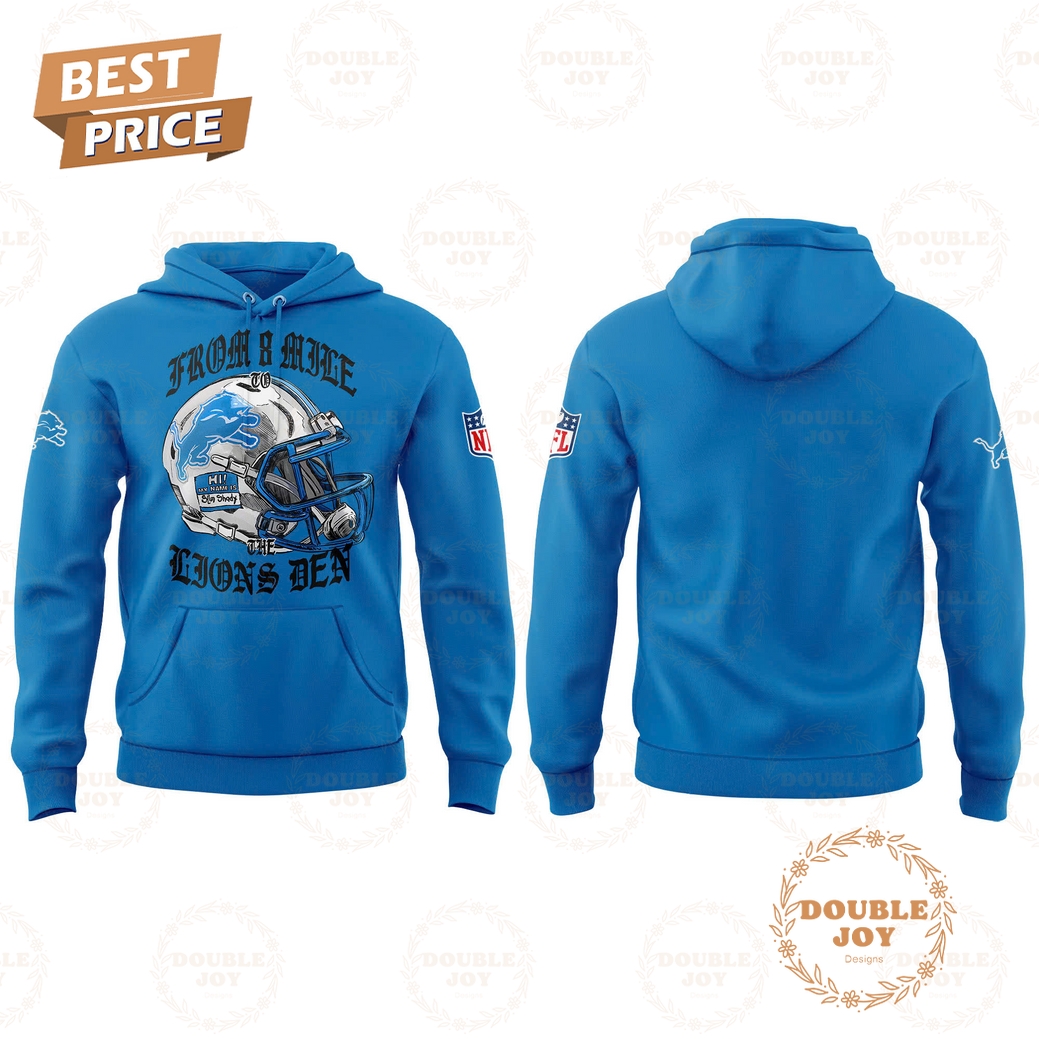 Eminem x Detroit Lions HELMET 2025 Hoodie