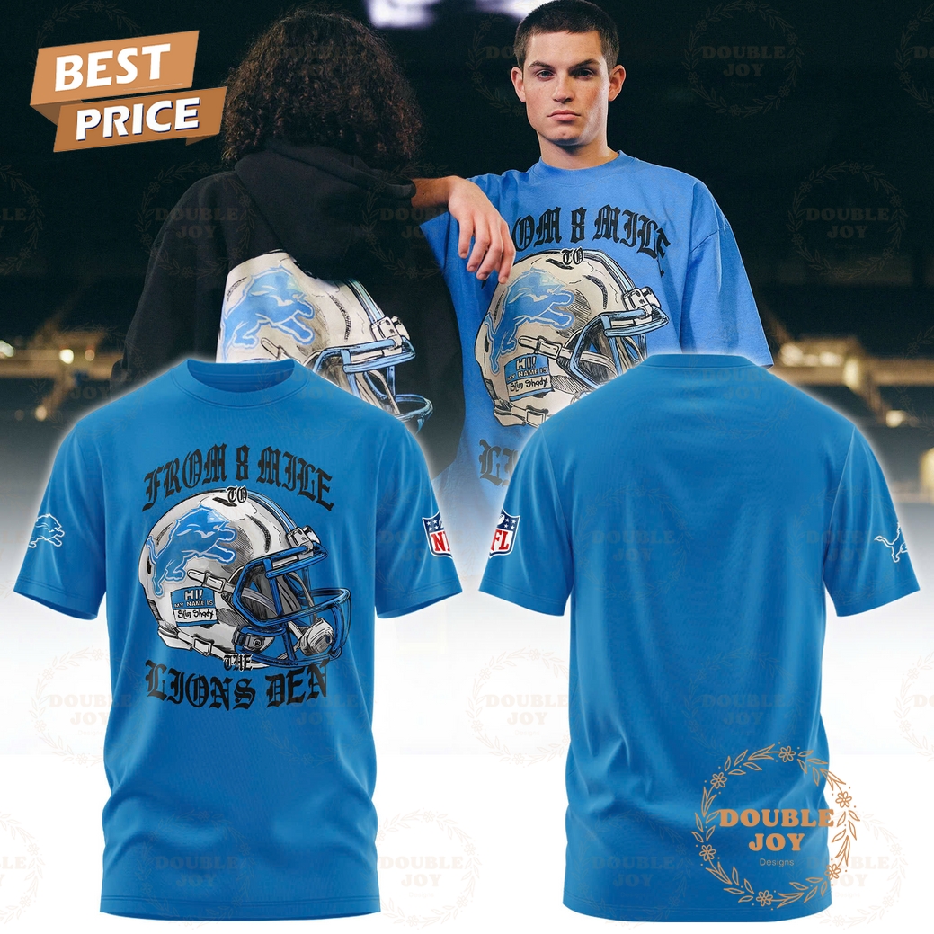 Eminem x Detroit Lions HELMET 2025 Hoodie