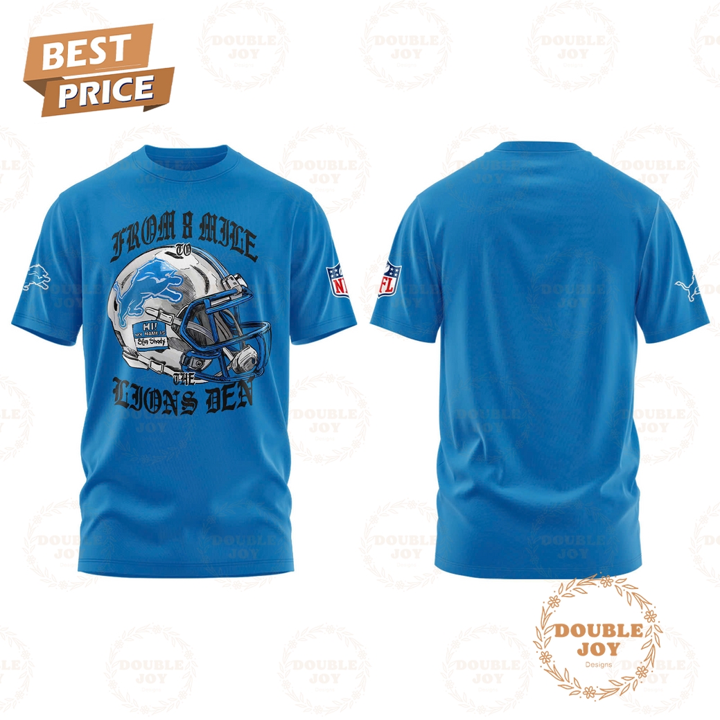 Eminem x Detroit Lions HELMET 2025 Hoodie