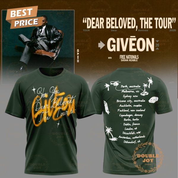 GIVEON x The Tour Dear Beloved 2025 T-Shirt, Hoodie
