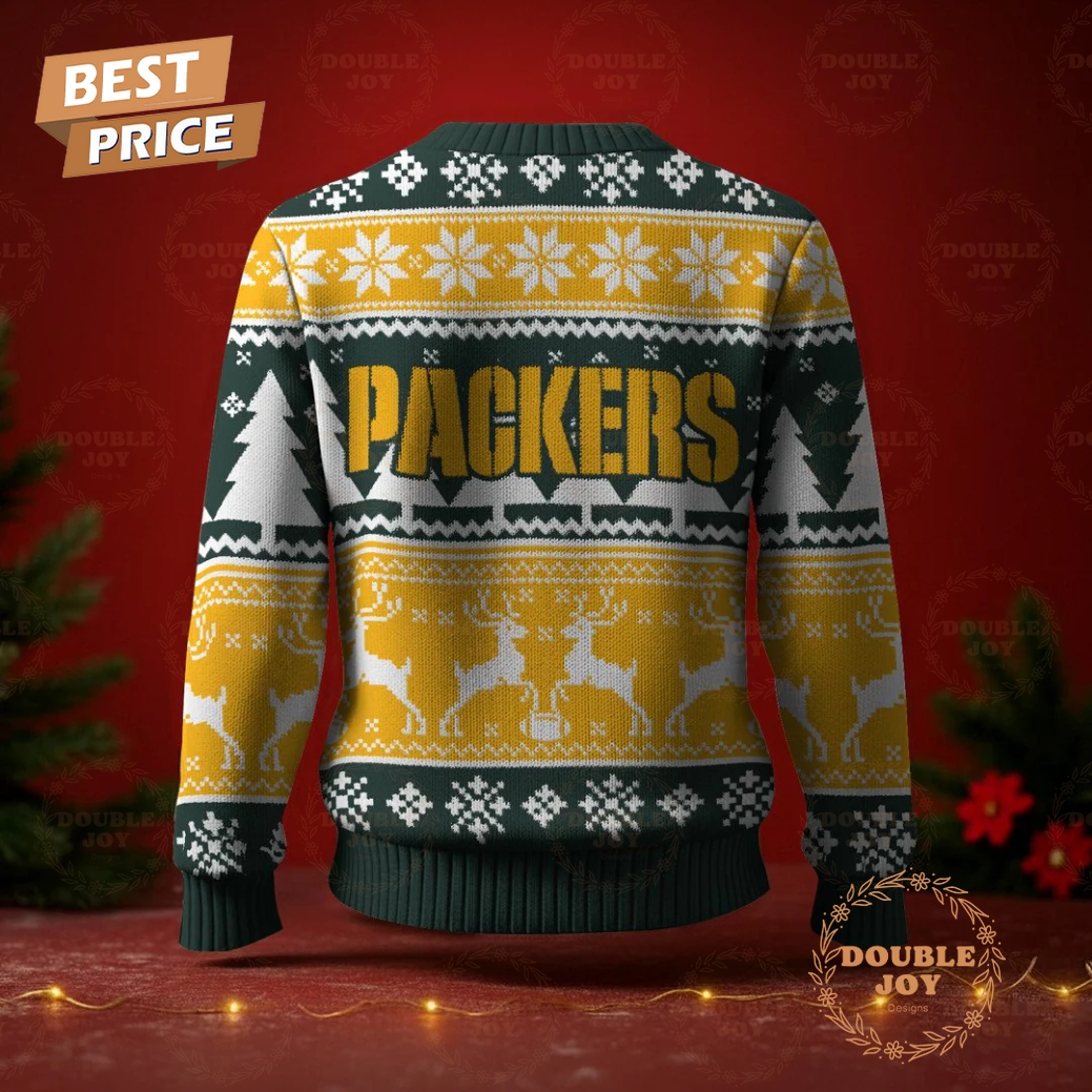 Green Bay Packers Merry Christmas 2025 Sweater Green Bay Packers Merry Christmas 2025 Sweater