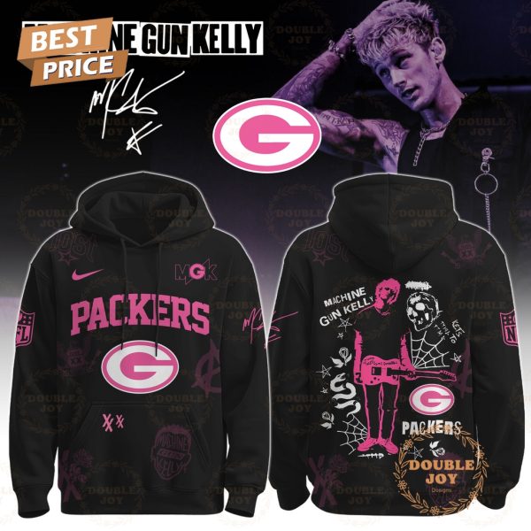 Green Bay Packers x Machine Gun Kelly Tour The Lost Americana 2025 Hoodie