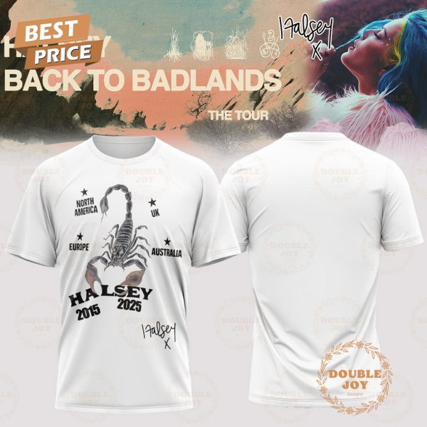 Halsey x Back to Badlands Tour 2025 Signature T-Shirt, Hoodie