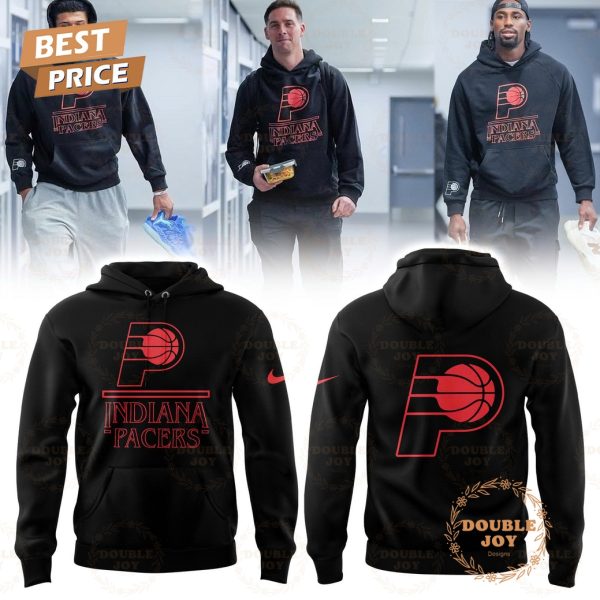 Indiana Pacers x Stranger Things 2025 Black Hoodie
