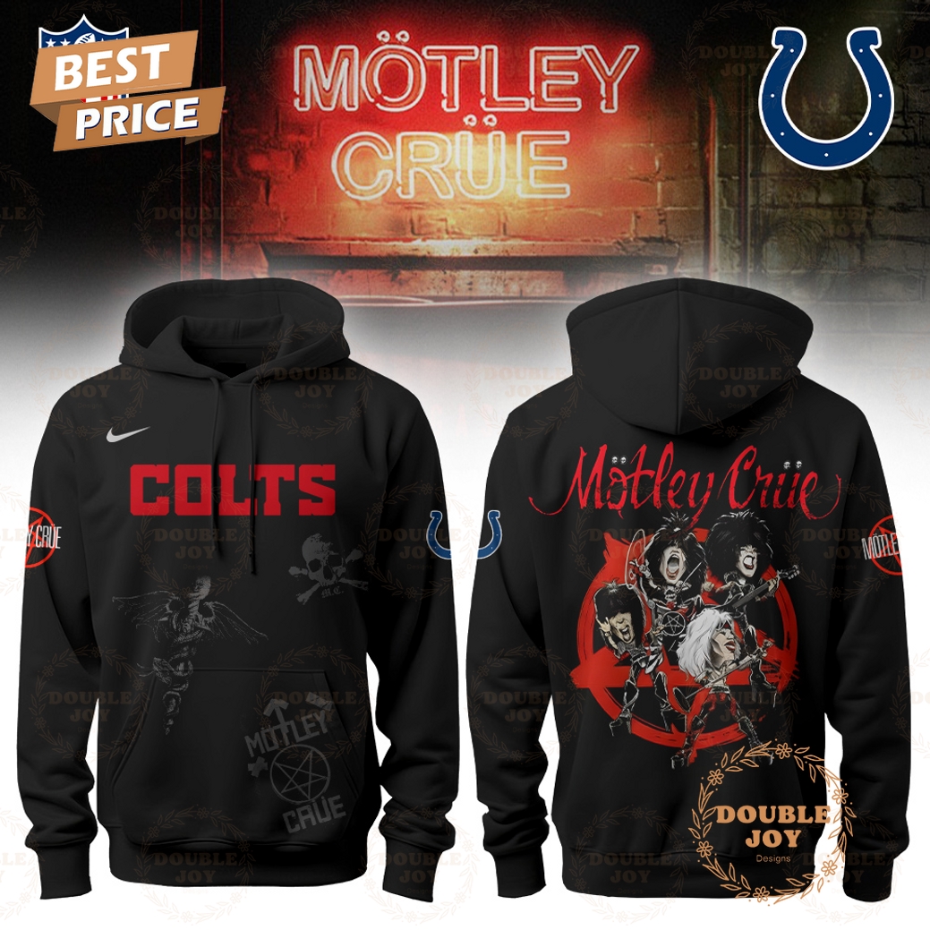 Indianapolis Colts x Mötley Crüe Tour 2026 Hoodie Indianapolis Colts x Mötley Crüe Tour 2026 Hoodie