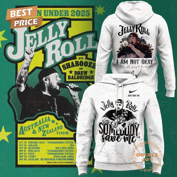 Jelly Roll x Tour Down Under Somebbody Save Me 2025 Hoodie