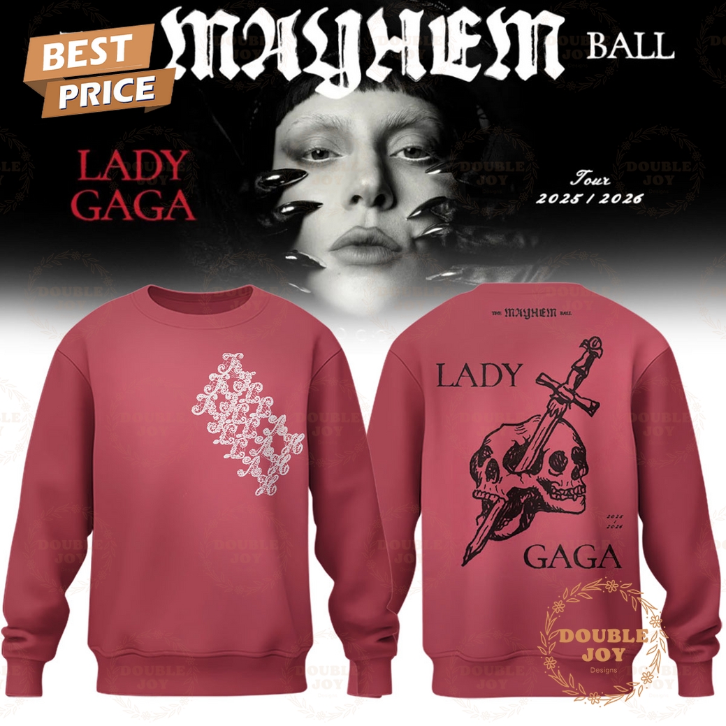 Lady Gaga The Mayhem Ball Tour Red T-Shirt, Hoodie Lady Gaga The Mayhem Ball Tour Red T-Shirt, Hoodie