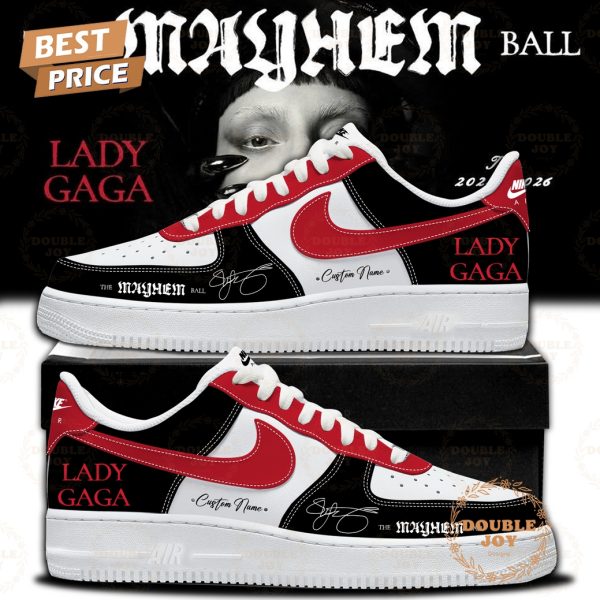 Lady Gaga x Tour 2025 The MAYHEM Ball Custom Name Air Force 1 Sneakers