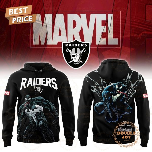 Las Vegas Raiders x Venom 2025 Hoodie