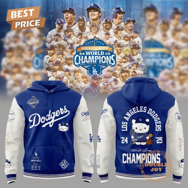 Los Angeles Dodgers x Hello Kitty 24-25 World Series Champions 2025 Hoodie