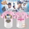 Los Angeles Dodgers x Hellokitty BACK to BACK World Series Champions 2025 Baseball Jersey