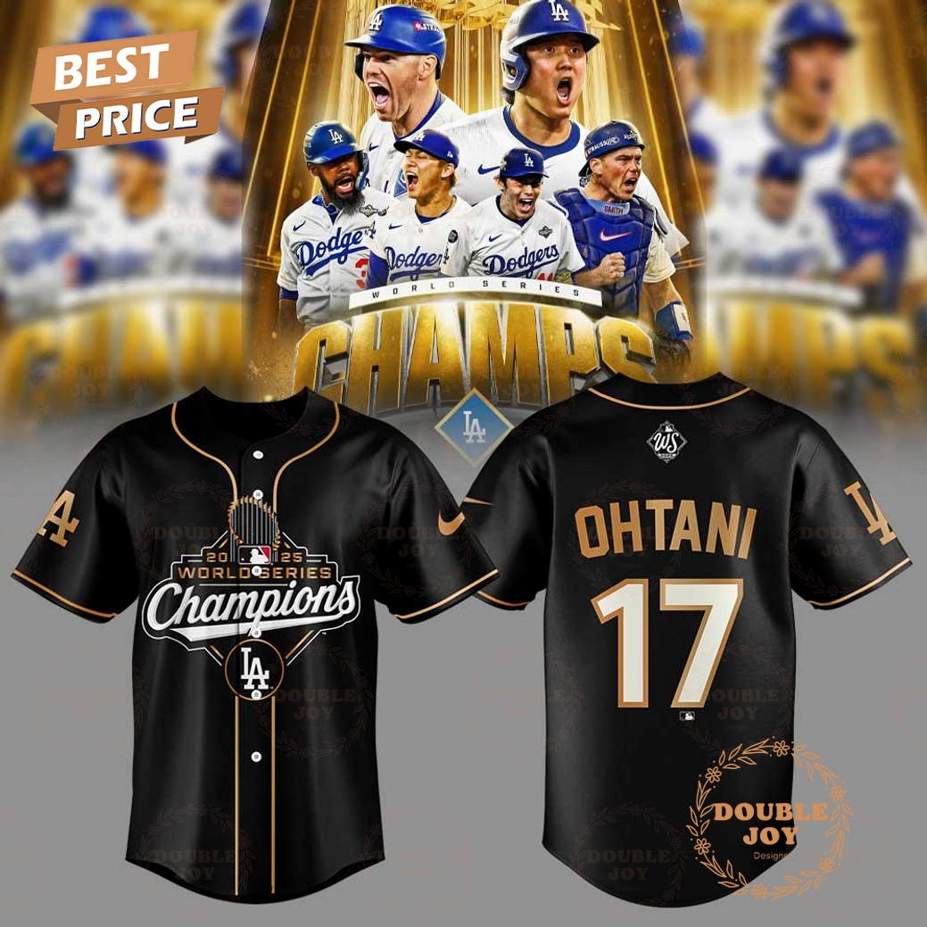 Los Angeles Dodgers x Ohtani 2025 World Series Champions Baseball Jersey Los Angeles Dodgers x Ohtani 2025 World Series Champions Baseball Jersey