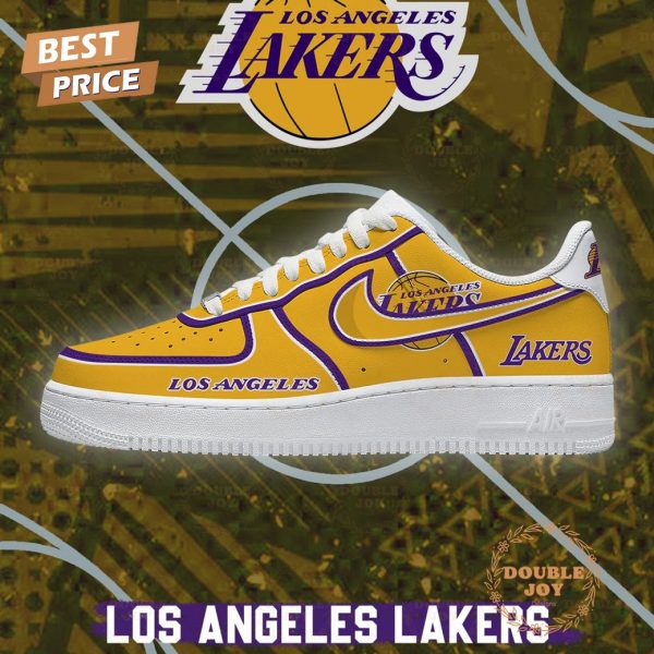 Los Angeles Lakers City Edition 2025 Air Force 1 Sneakers
