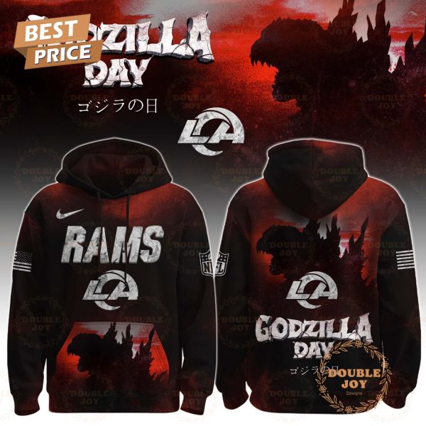 Los Angeles Rams x Godzilla Day Special Edition 2025 Hoodie