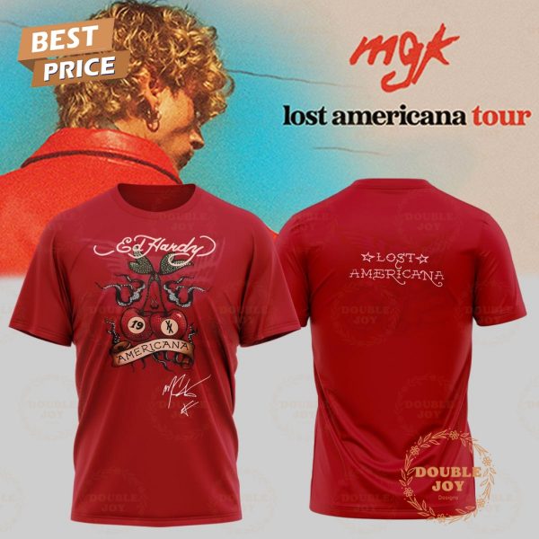 Machine Gun Kelly x Ed Hardy Lost Americana Tour 2025 T-Shirt, Hoodie