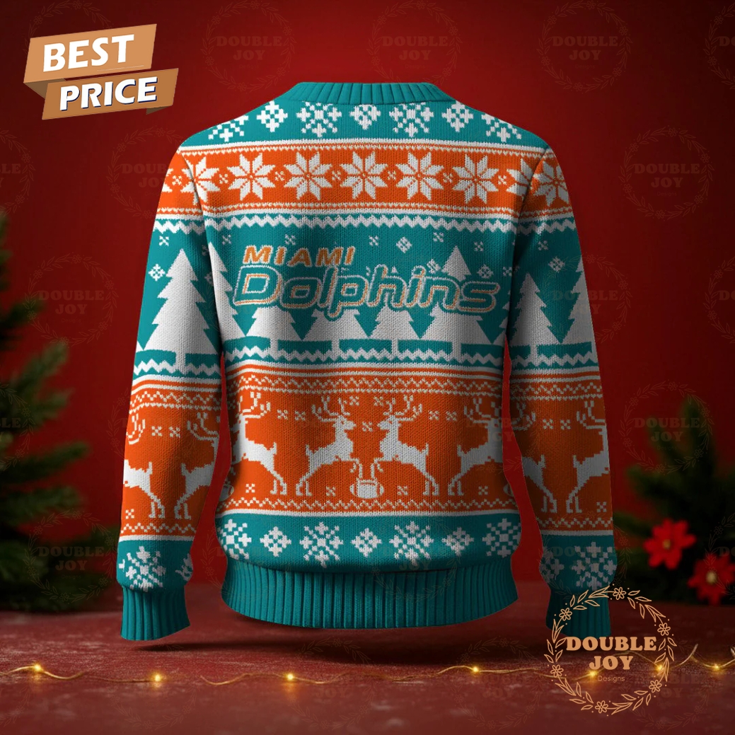 Miami Dolphins Merry Christmas 2025 Sweater Miami Dolphins Merry Christmas 2025 Sweater