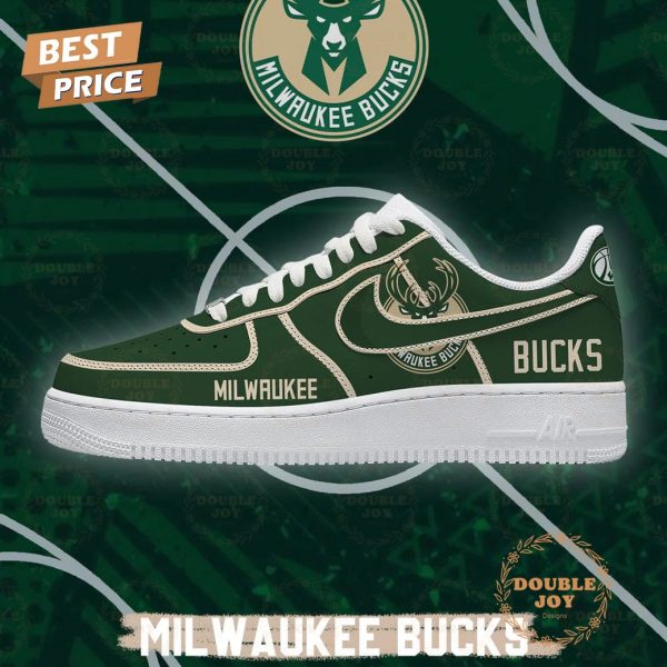 Milwaukee Bucks City Edition 2025 Air Force 1 Sneakers