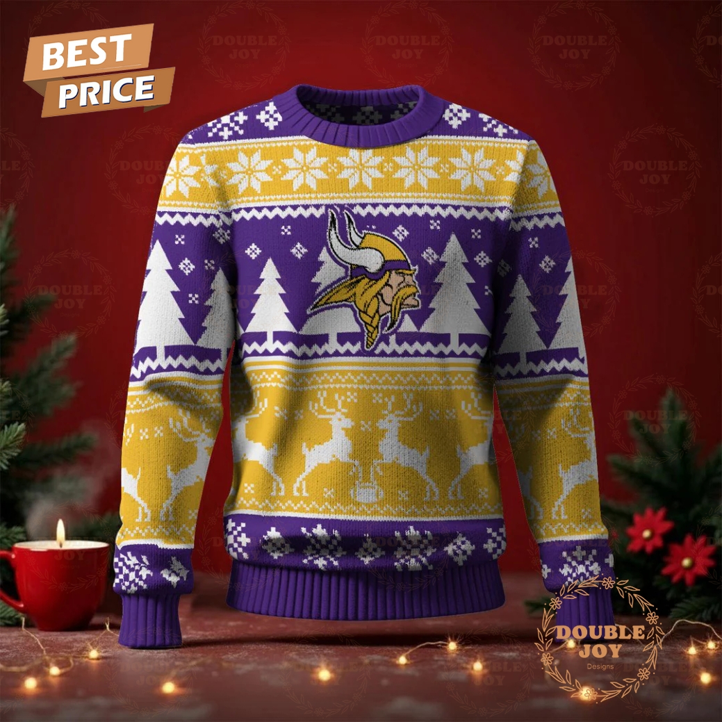 Minnesota Vikings Merry Christmas 2025 Sweater Minnesota Vikings Merry Christmas 2025 Sweater