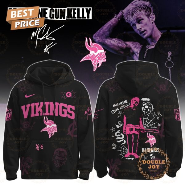 Minnesota Vikings x Machine Gun Kelly Tour The Lost Americana 2025 Hoodie