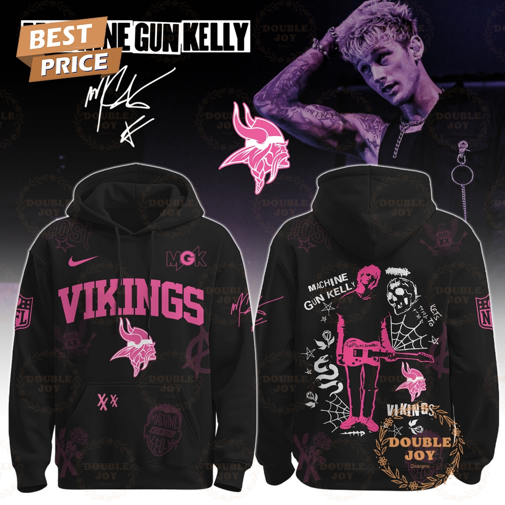 Minnesota Vikings x Machine Gun Kelly Tour The Lost Americana 2025 Hoodie Minnesota Vikings x Machine Gun Kelly Tour The Lost Americana 2025 Hoodie