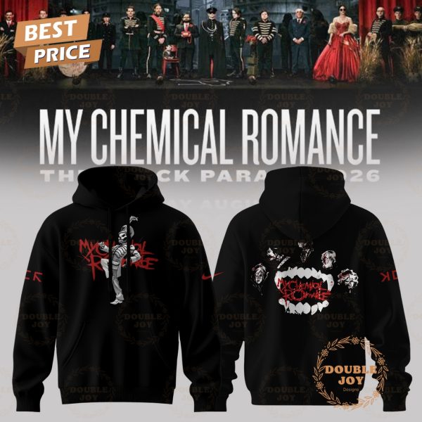 My Chemical Romance x Tour The Black Parade 2026 Hoodie