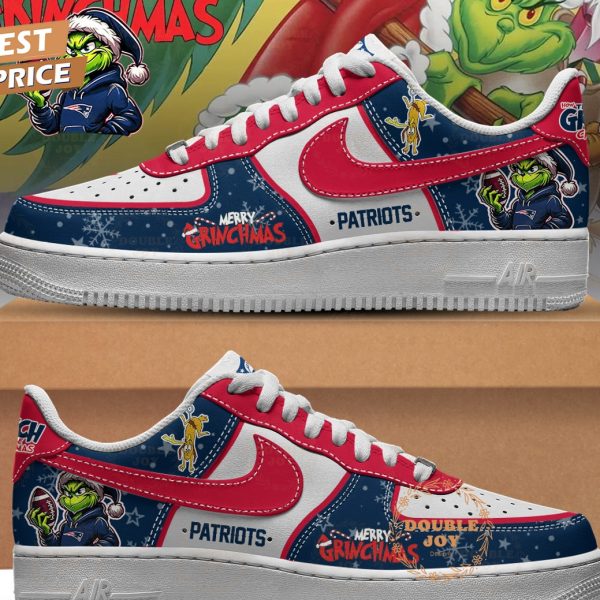 New England Patriots X Merry Grichmas 2025 Air Force 1 Sneakers