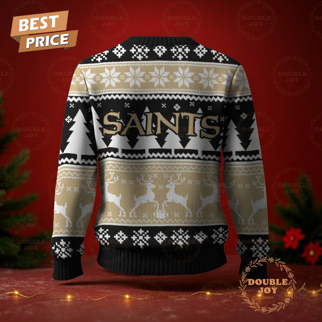 New Orleans Saints Merry Christmas 2025 Sweater