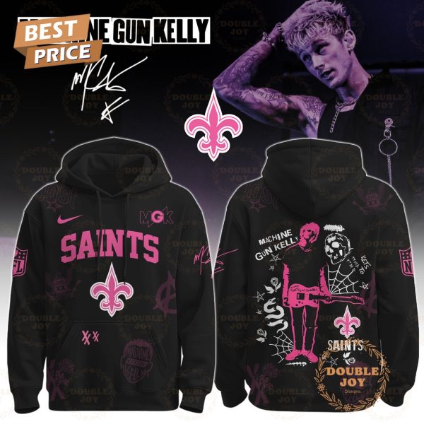 New Orleans Saints x Machine Gun Kelly Tour The Lost Americana 2025 Hoodie