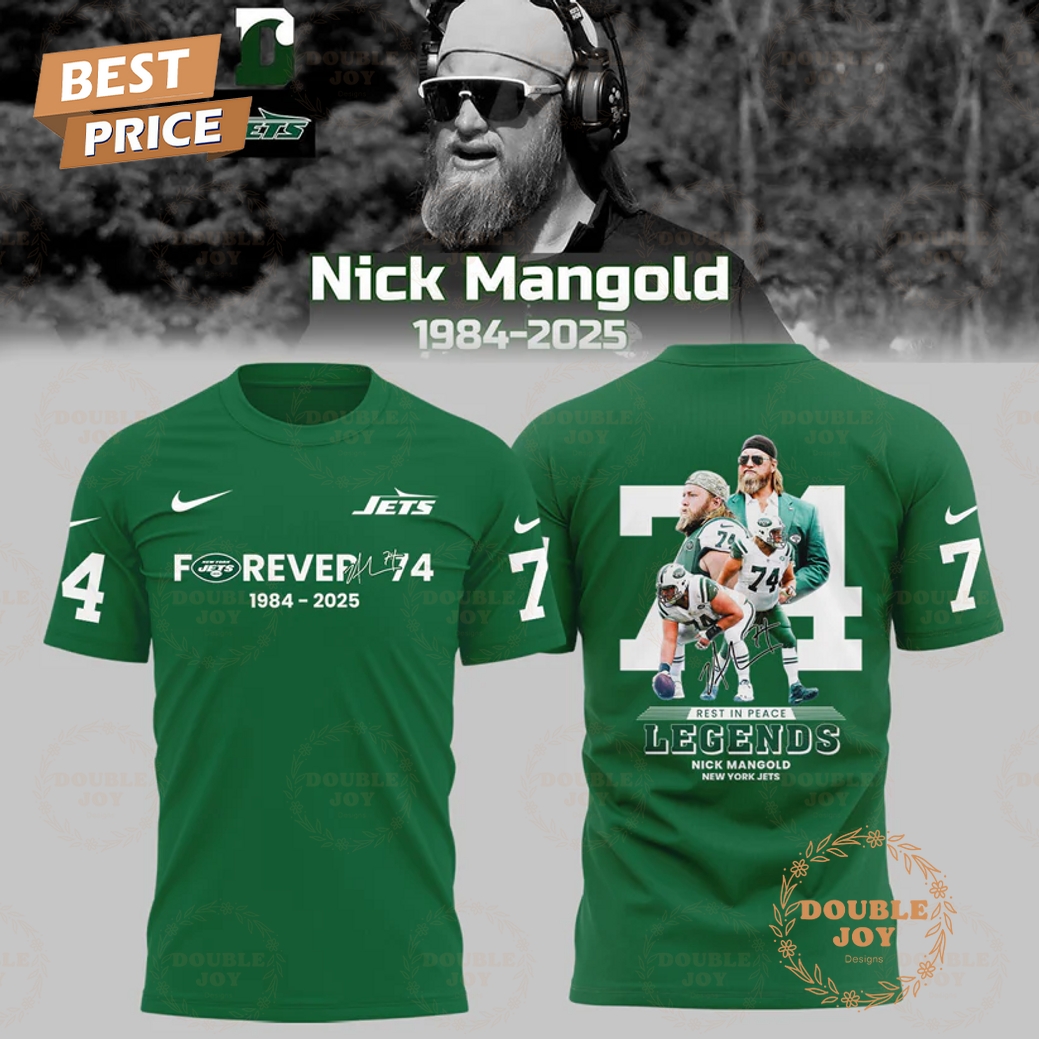 New York Jets x Nick Mangold 74 RIP 1984-2025 Legends Hoodie New York Jets x Nick Mangold 74 RIP 1984-2025 Legends Hoodie
