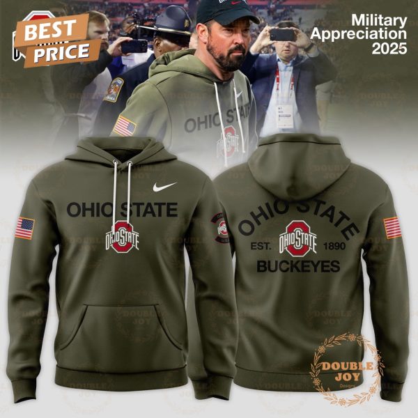Ohio State Buckeyes x Military Appreciation OHIO STATE 2025 Hoodie