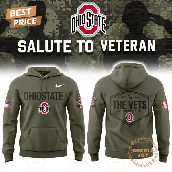 Ohio State Buckeyes x Salute To Veteran 2025 Hoodie