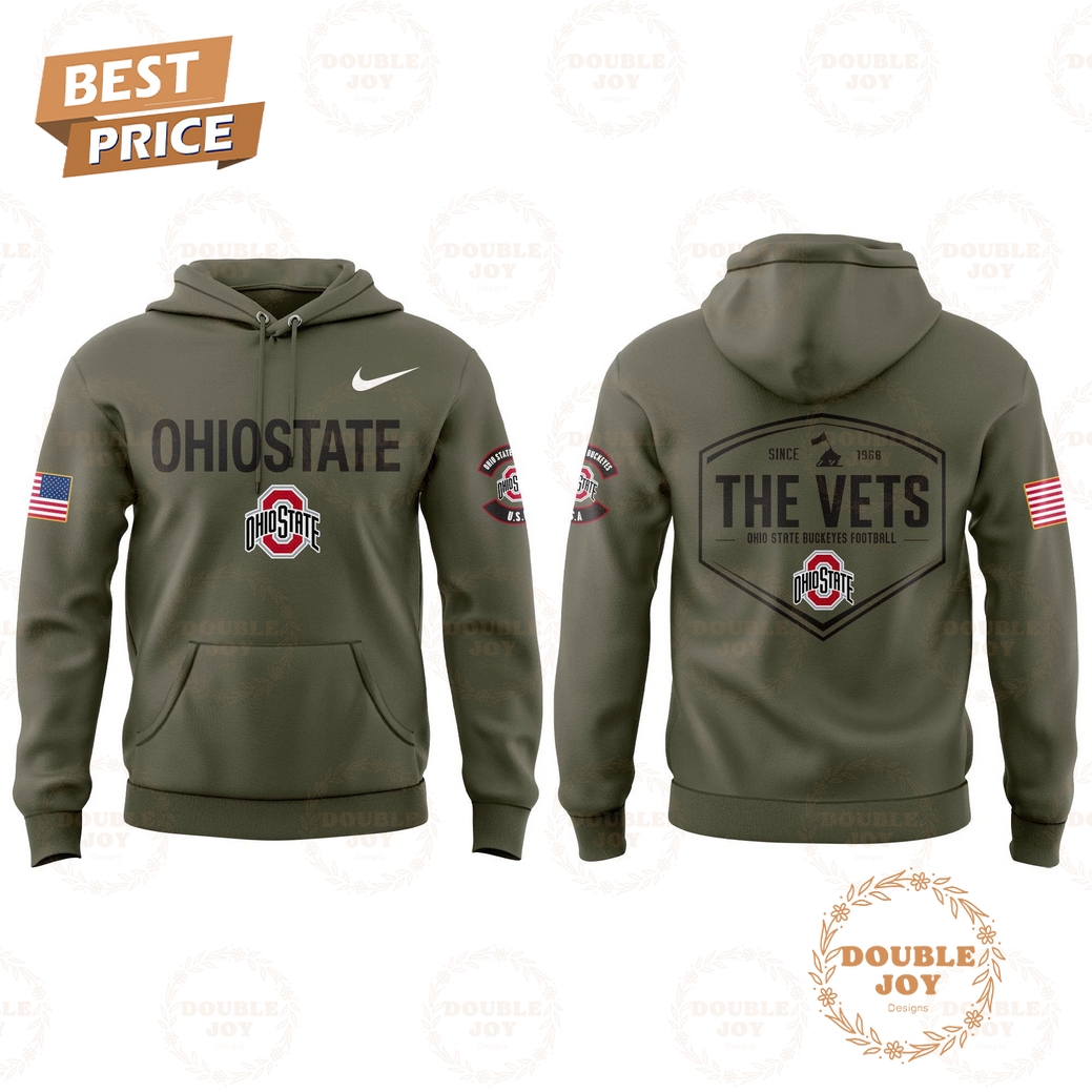 Ohio State Buckeyes x Salute To Veteran 2025 Hoodie Ohio State Buckeyes x Salute To Veteran 2025 Hoodie
