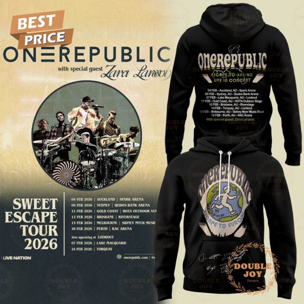 OneRepublic x Sweet Escape Tour 2026 Hoodie