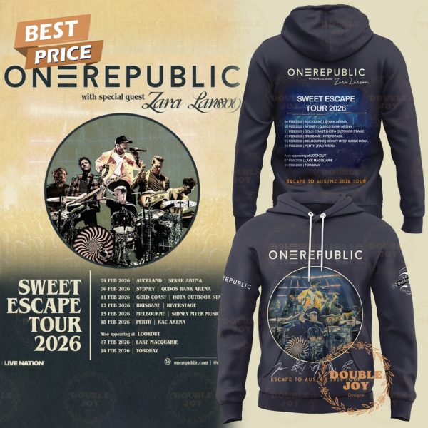 OneRepublic x Tour 2026 Sweet Escape Hoodie
