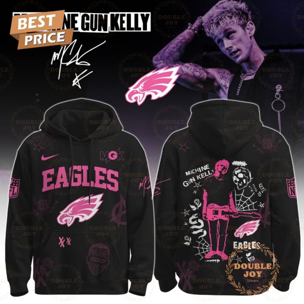 Philadelphia Eagles x Machine Gun Kelly Tour The Lost Americana 2025 Hoodie