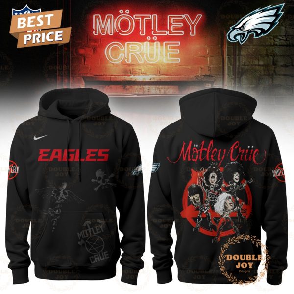 Philadelphia Eagles x Mötley Crüe Tour 2026 Hoodie
