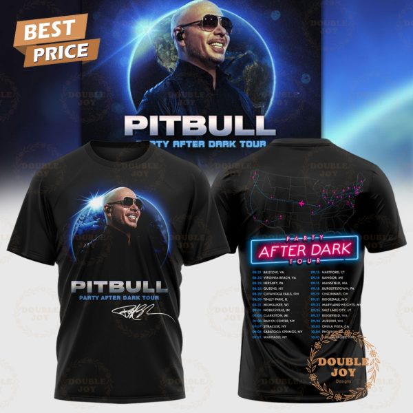 Pitbull x The Party After Dark Tour 2025 V2 T-Shirt, Hoodie