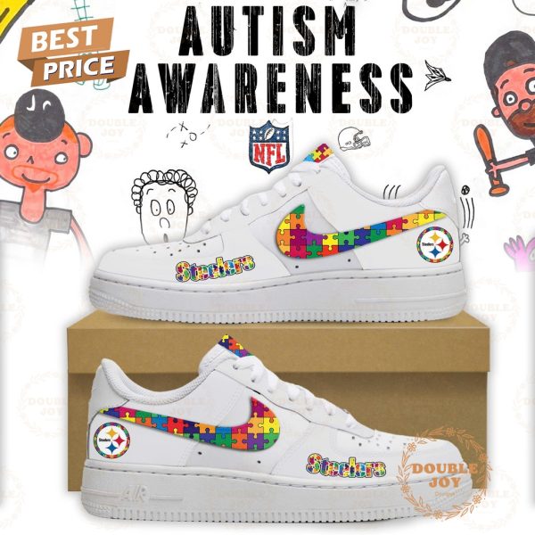 Pittsburgh Steelers x Autism Awareness 2025 Air Force 1 Sneakers