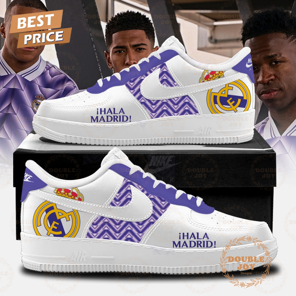 Real Madrid x iHala Madrid! 2025 Limited Edition Air Force 1 Sneakers Real Madrid x iHala Madrid! 2025 Limited Edition Air Force 1 Sneakers
