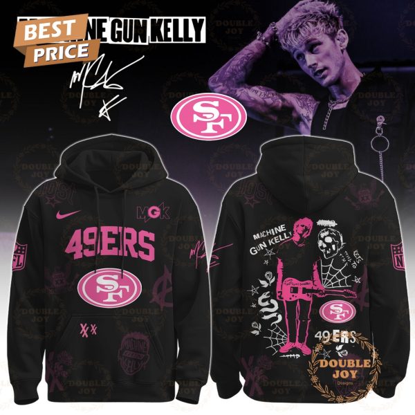 San Francisco 49ers x Machine Gun Kelly Tour The Lost Americana 2025 Hoodie